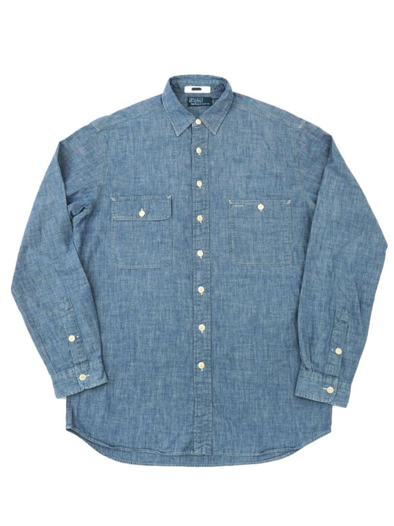 ラルフローレン ガチャポケ シャンブレーシャツ 表記(LT TALL)