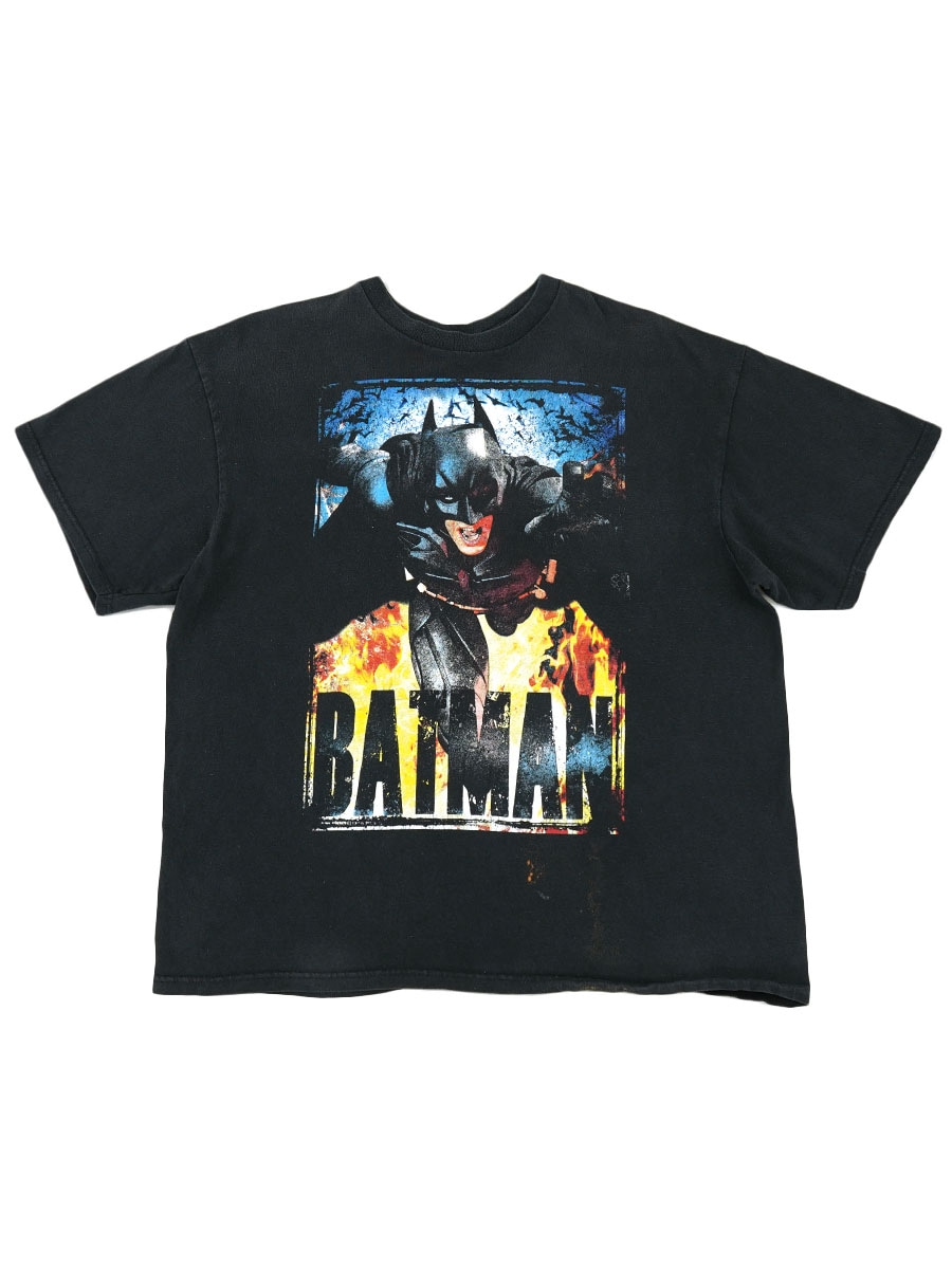 00's THE DARK KNIGHT ''BATMAN'' Tシャツ 表記(XL)