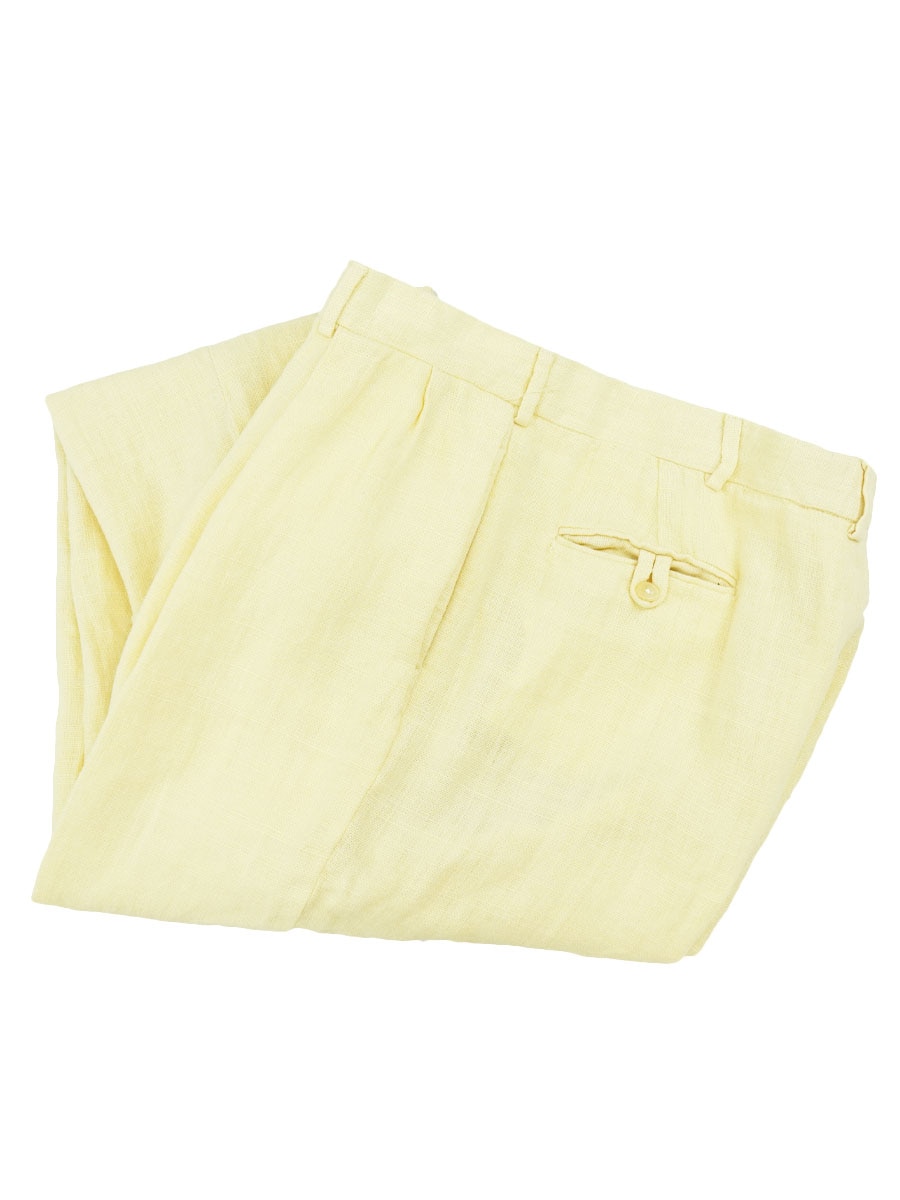 ラルフローレン FLAX(亜麻) スラックス アイボリー 実寸(36x27.5)