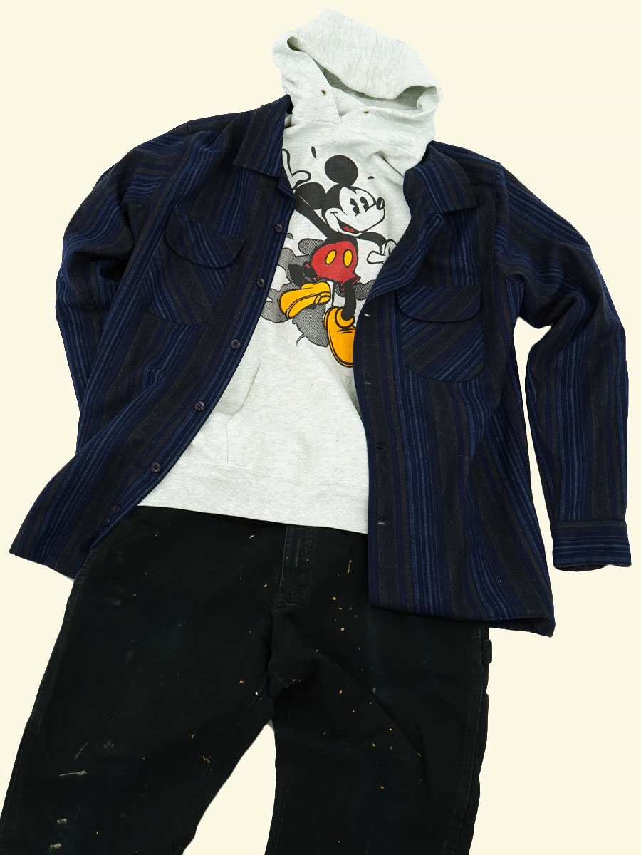 MEXICO製 ペンドルトン ランダムストライプ ボードシャツ 表記(L)