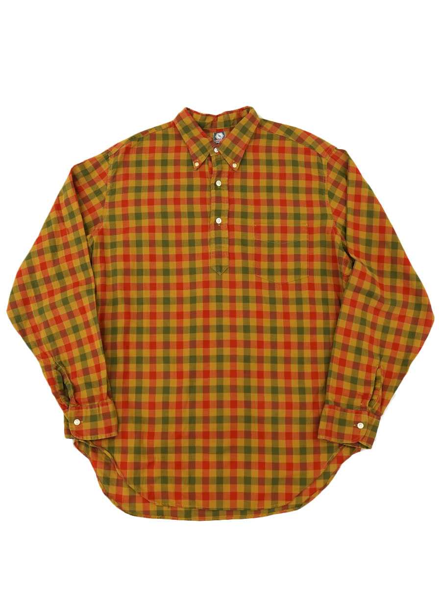60's McGREGOR 3点留め チェック柄 L/Sボタンダウンシャツ 表記(L)