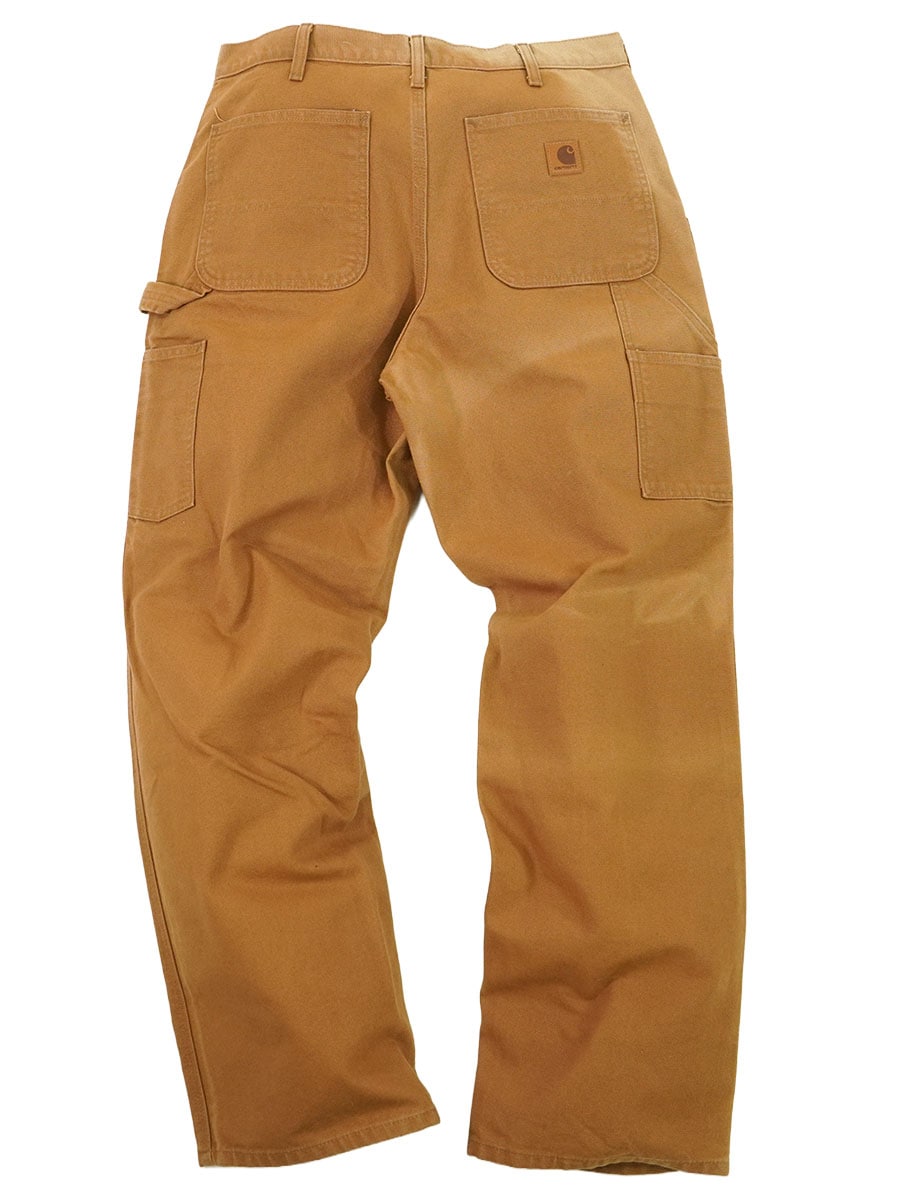 MEXICO製 カーハート ダックペインターパンツ ブラウン 表記(34x32)