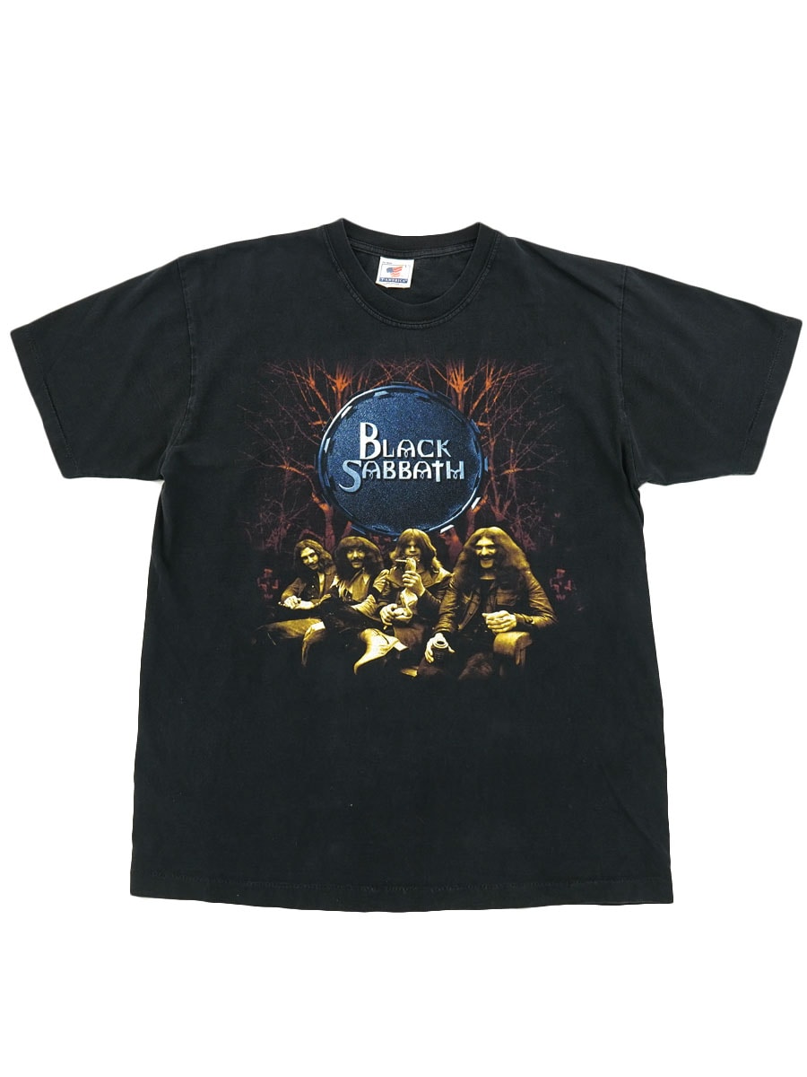 90's T-AMERICA ''BLACK SABBATH REUNION TOUR 1999'' 両面プリント Tシャツ 表記(L)
