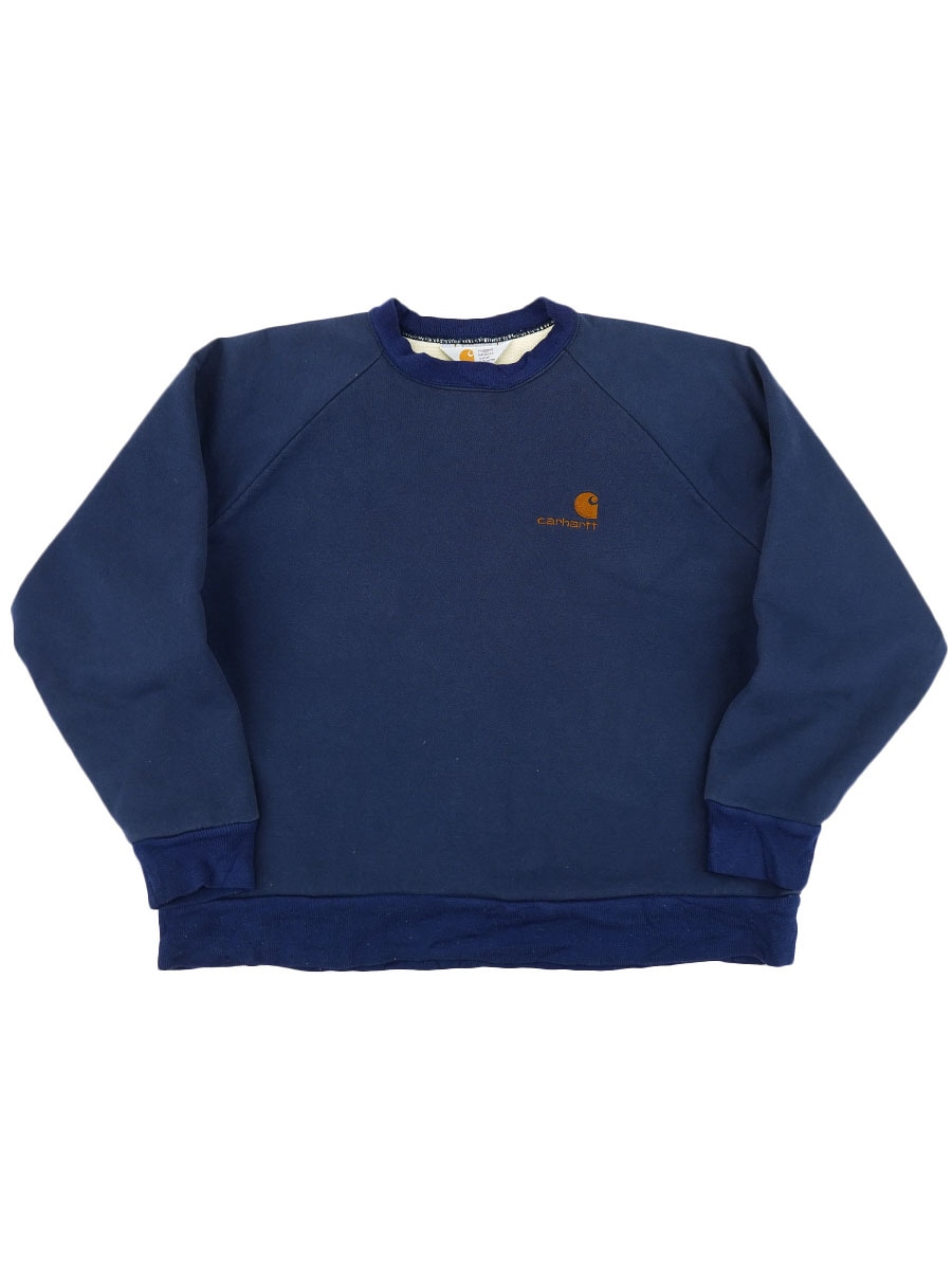 80's Carhartt 裏サーマル 2フェイス スウェット 表記(L) USA製