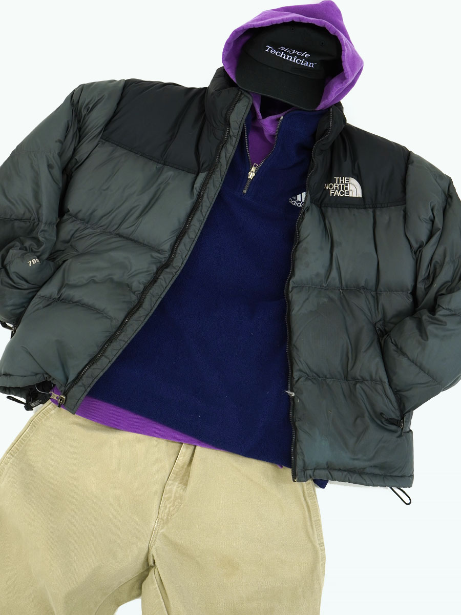 90's～ adidas H/Z フリースプルオーバー 表記(L)