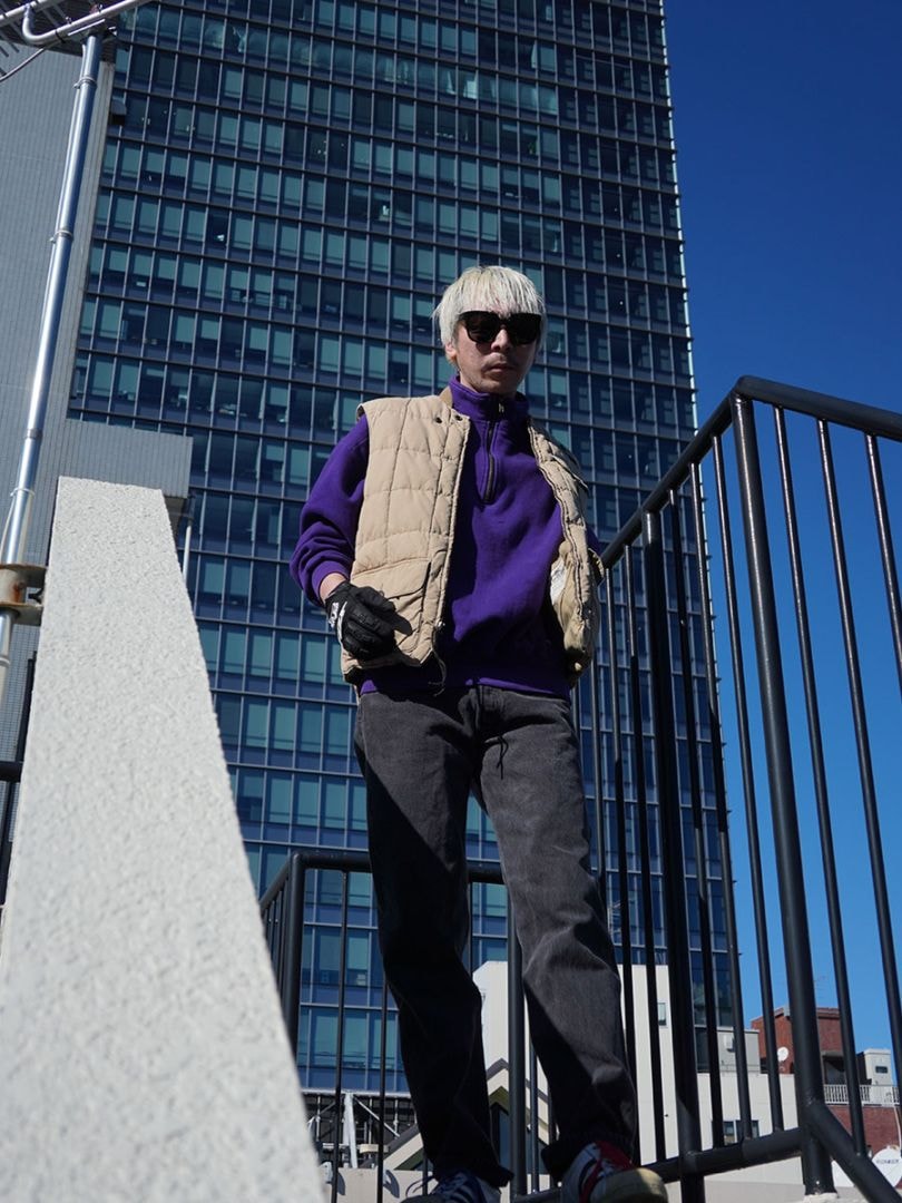 ラルフローレン 中綿 コットンベスト ベージュ 表記(L)