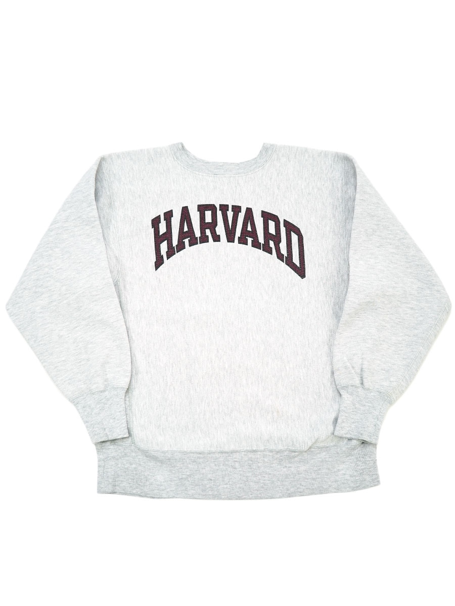 90's 刺繍タグ チャンピオンRW ''HARVARD'' グレー 表記(L) USA製