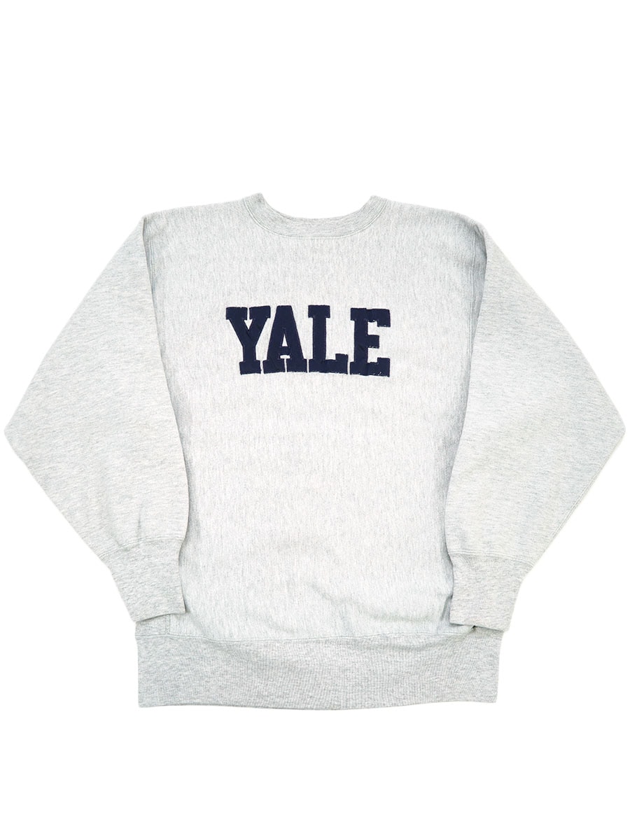90's 刺繍タグ チャンピオンRW ''YALE'' 貼り付けロゴ 表記(XL) USA製