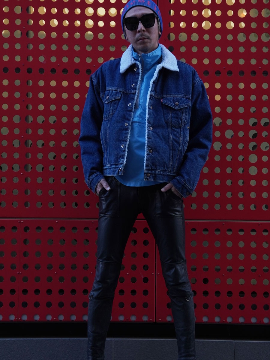 80's～ Levi's 70605 デニムボアジャケット 良雰囲気 表記(M)