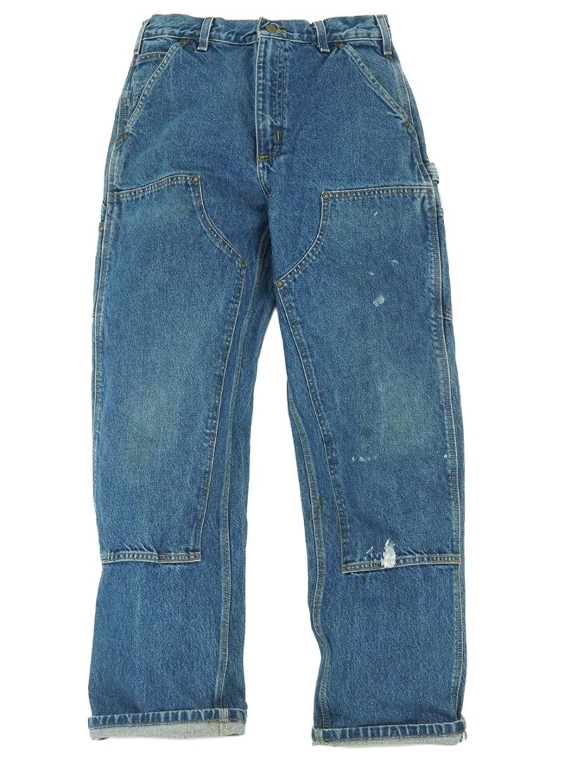 カーハート ダブルニー デニムペインターパンツ 表記(32x32) MEXICO製