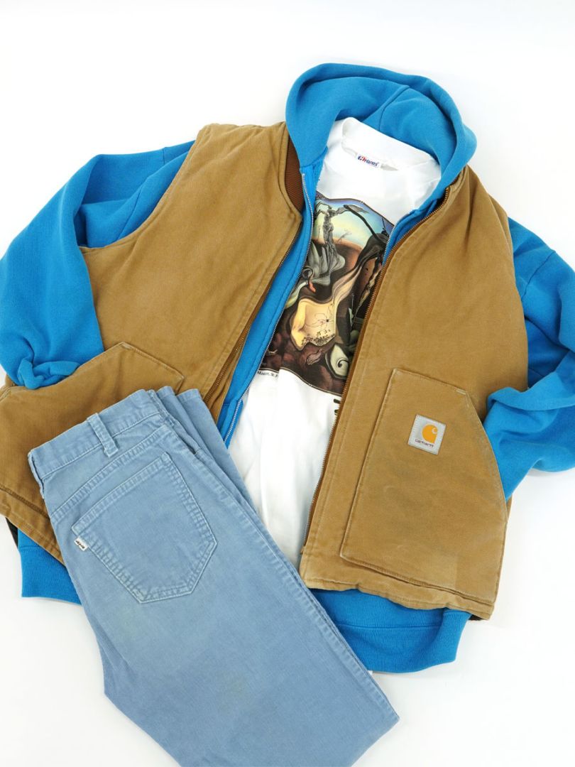 90's CHEETAH 無地 フルジップスウェットパーカ ターコイズ 表記(XXL) USA製