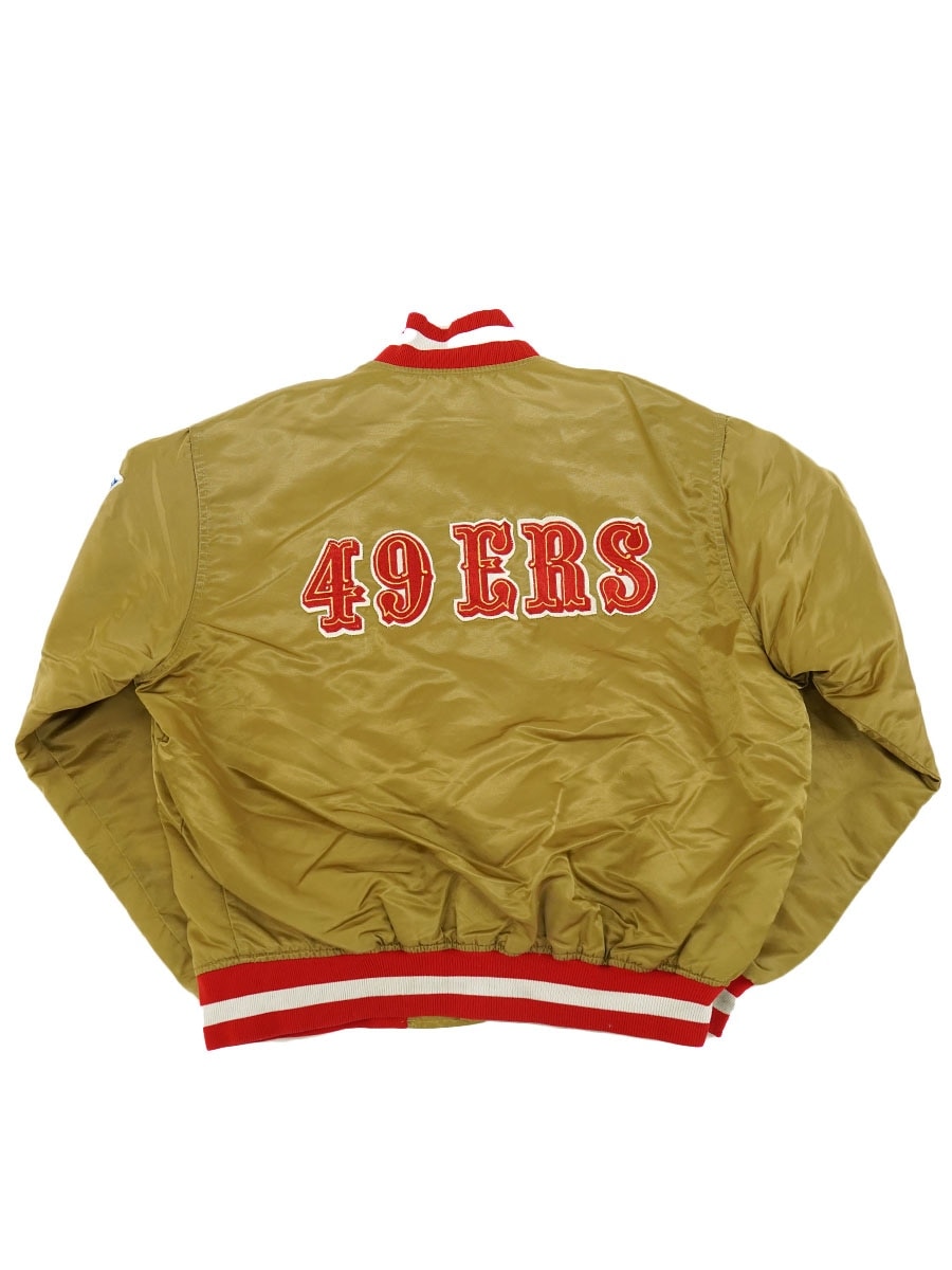 USA製 Starter ''49ers'' サテンスタジャン 表記(XL)