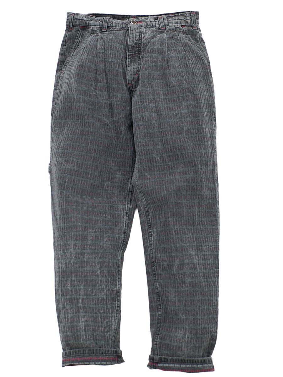 80's～ Levi's 2タックデニムスラックス 織柄 表記(33x32) レア！