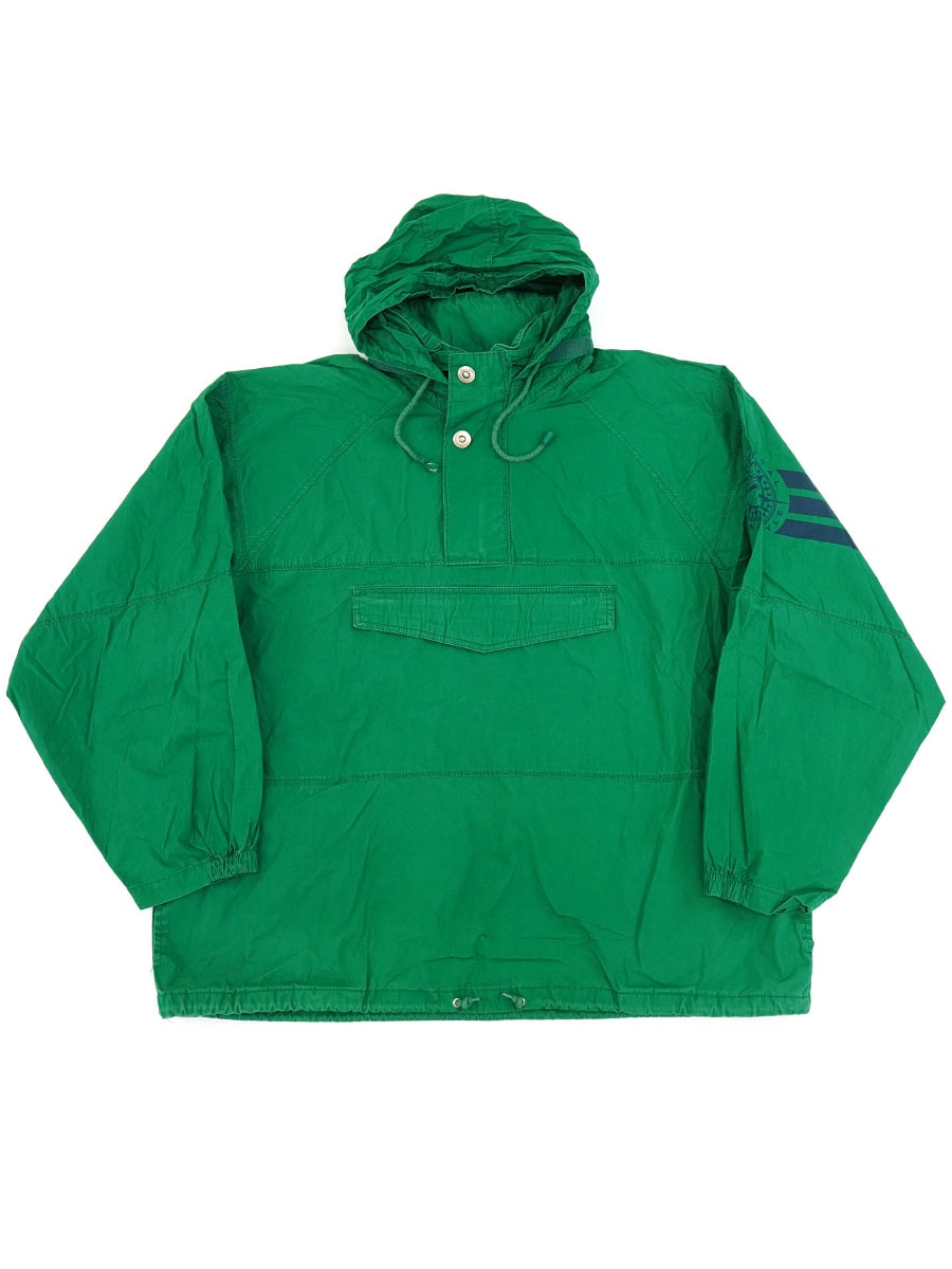 90's OLD GAP 100%コットン ポプリン アノラックパーカ 表記(XL) GREEN