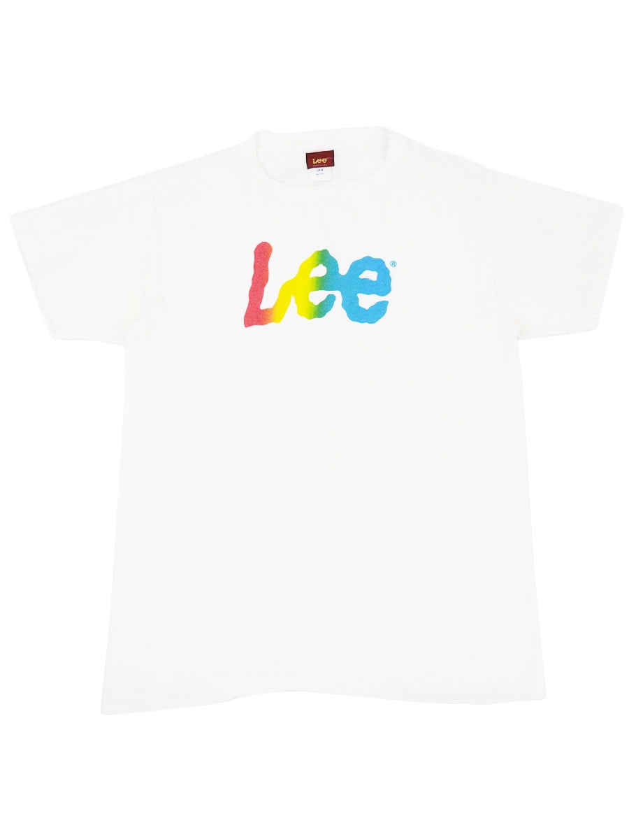 90'S LEE LOGO PRINT T SHIRT  (SIZE.LARGE) MADE IN USA