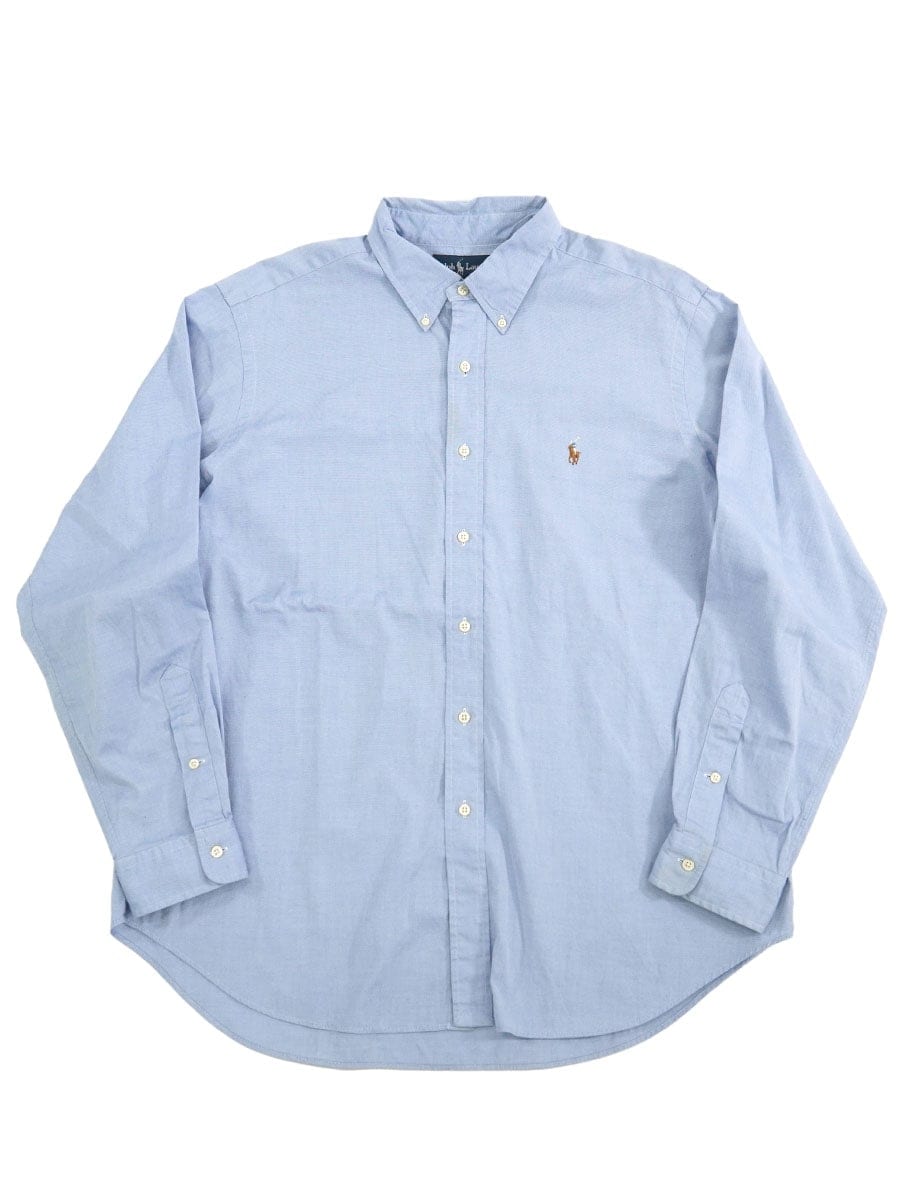 RALPH LAUREN ''CLASSIC FIT'' 100% COTTON  B.D. SHRT (SIZE. X LARGE)