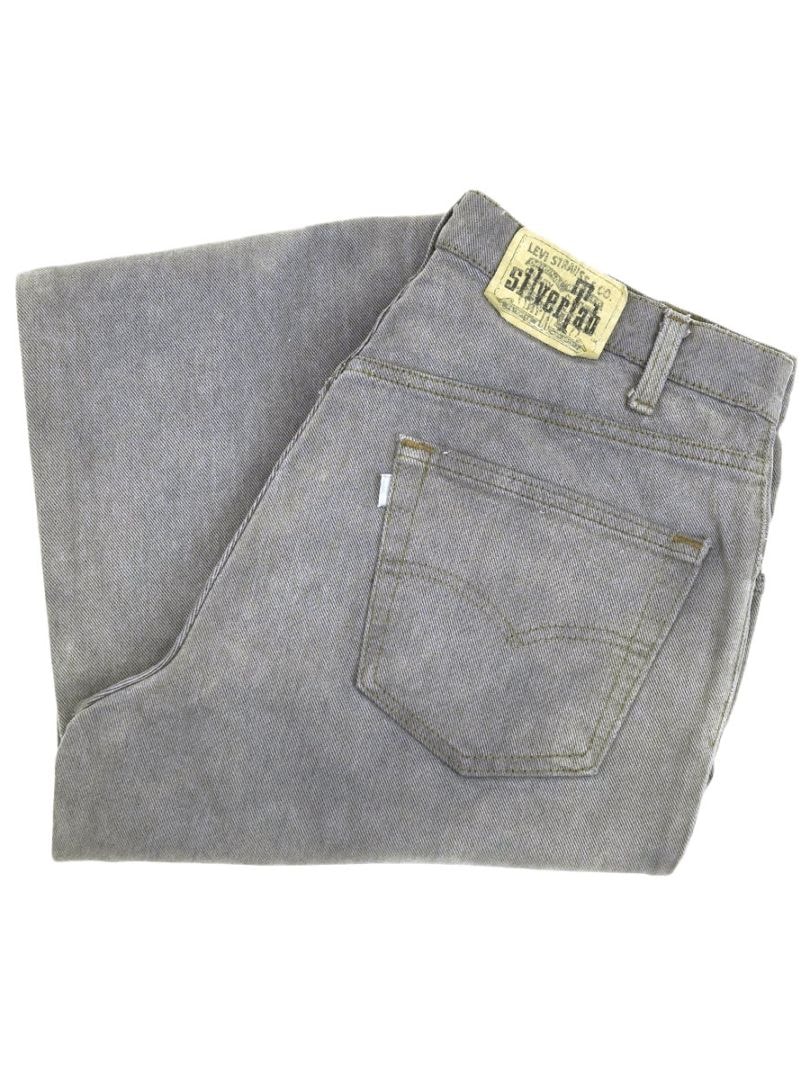 90'S LEVI'S SILVER TAB ''LEAN'' JEANS GRAY (APPROX.W36 L29.5) MADE IN USA