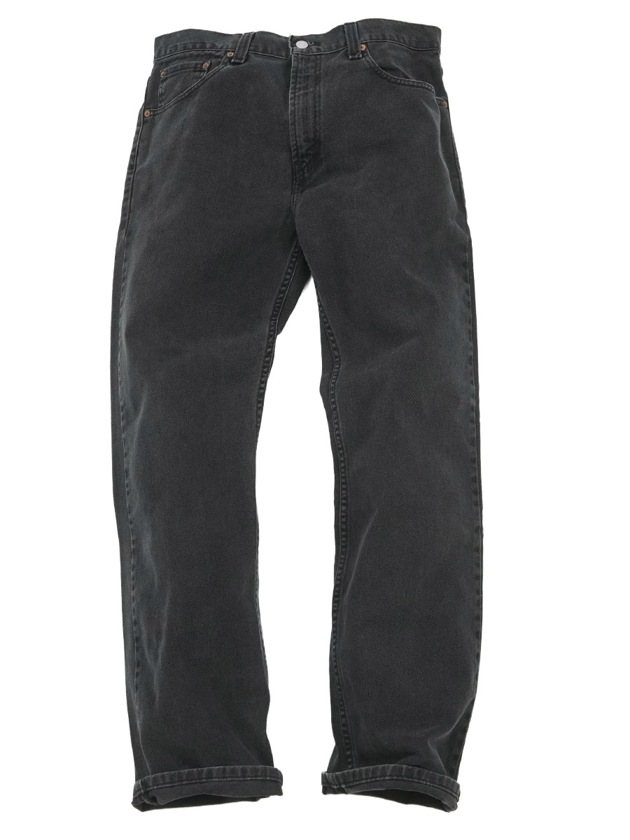 00'S LEVI'S 505 BLACK JEANS (SIZE.W34 L32) MADE IN COLOMBIA