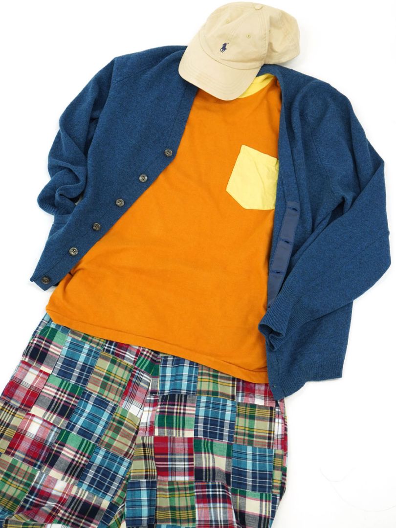 70'S TOWNCRAFT 2TONE POCKET T SHIRT (SIZE. MEDIUM)