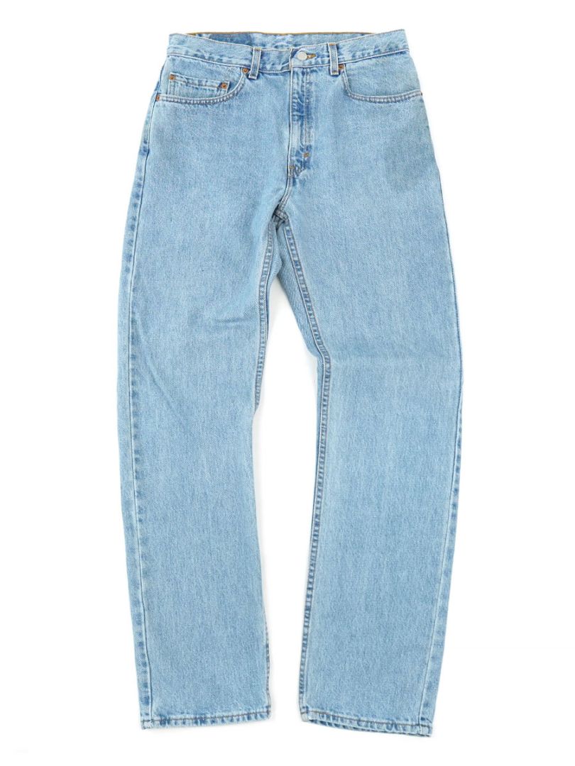 90'S LEVI'S 505 ICE BLUE JEANS (SIZE. W32 L32) MADE IN USA