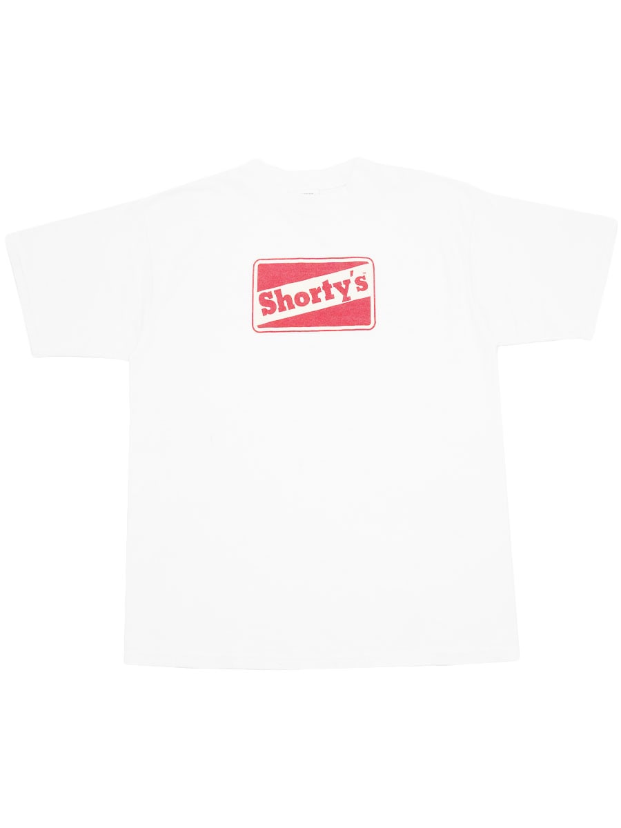 90'S～ TULTEX ''SHORTY'S'' T SHIRT WHITE (SIZE.X LARGE)