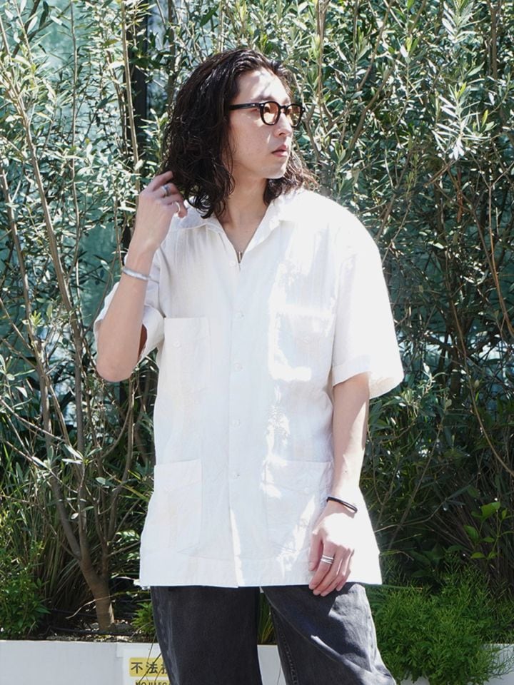 CUBA SHIRT IVORY (APPROX.X LARGE)