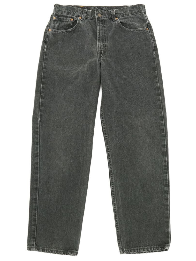 90'S LEVI'S 550 BLACK JEANS (SIZE.W34 L30) 