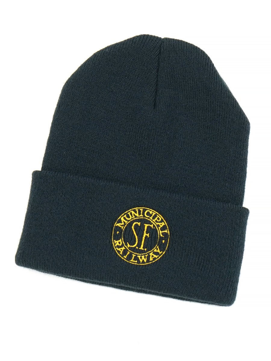 UNUSED ''SF MUNI'' BEANIE NAVY 
