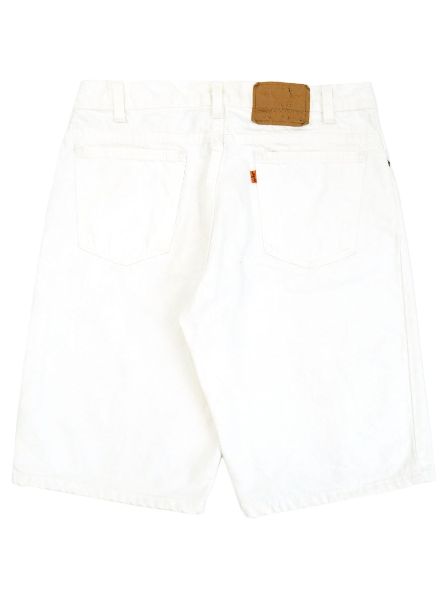90'S LEVI'S 550 WHITE DENIM SHORTS (SIZE.W34 L00) MADE IN USA