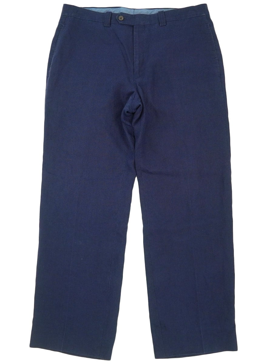 LAUREN RALPH LAUREN 100% LINEN SLACKS NAVY (APPROX.W32.5 L28.5) WOMEN'S