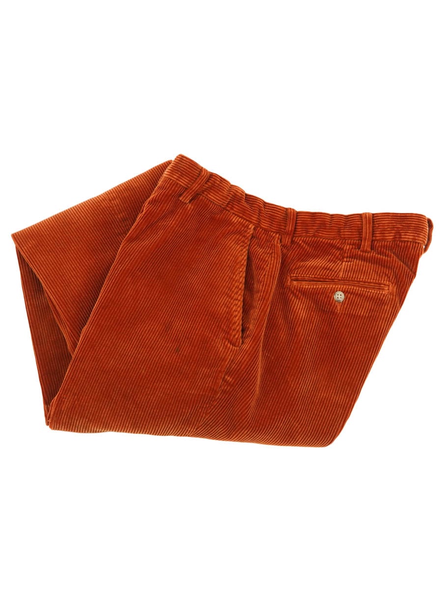 RALPH LAUREN WIDE WALE CORDUROY PANTS BRICK RED (SIZE.W34 L30)