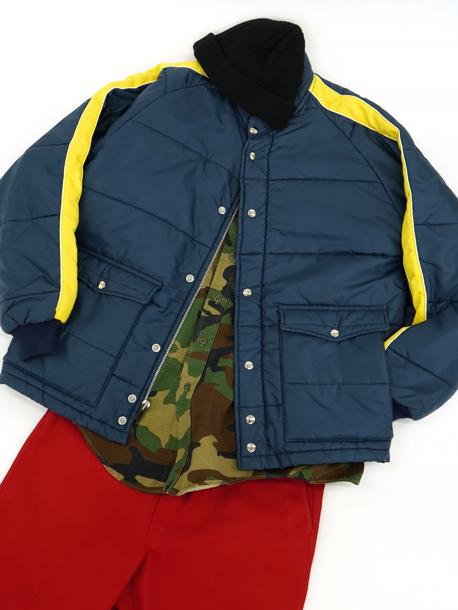 70'S SWINGSTER RACING JACKET SOLID SHOLDER LINE (SIZE. LARGE)