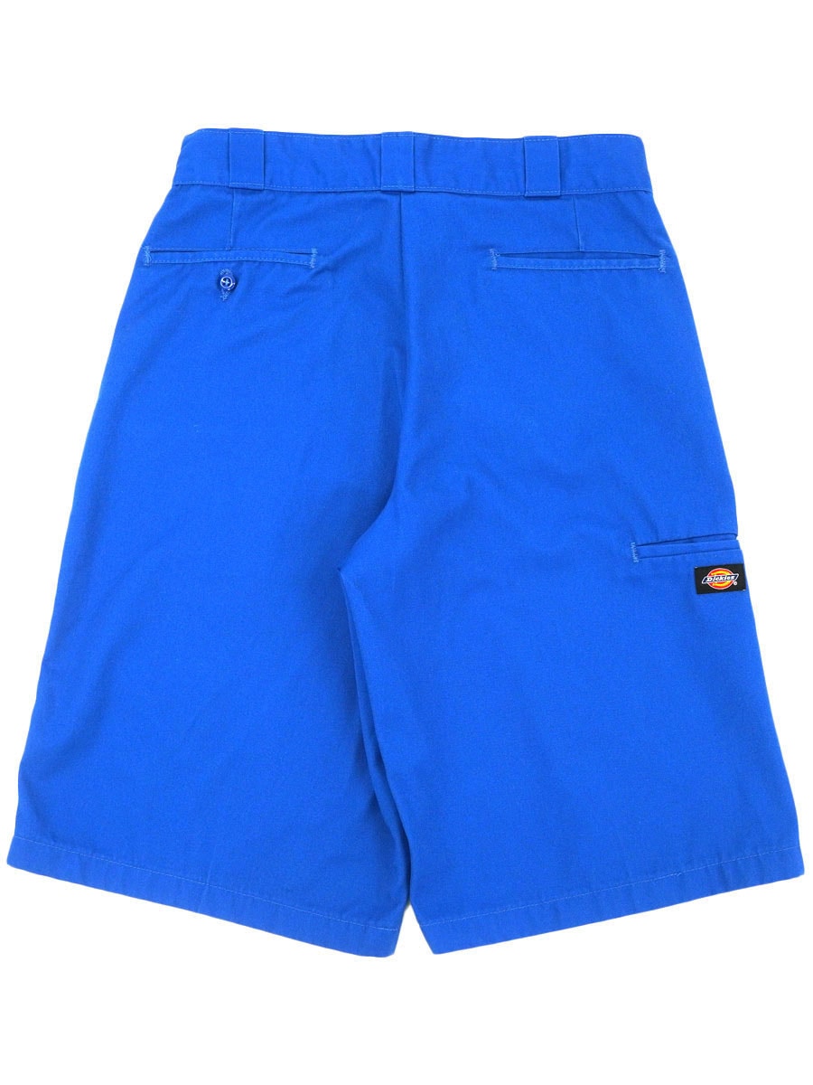 00'S～ DICKIES WORK SHORTS BLUE (APPROX.W32.5)