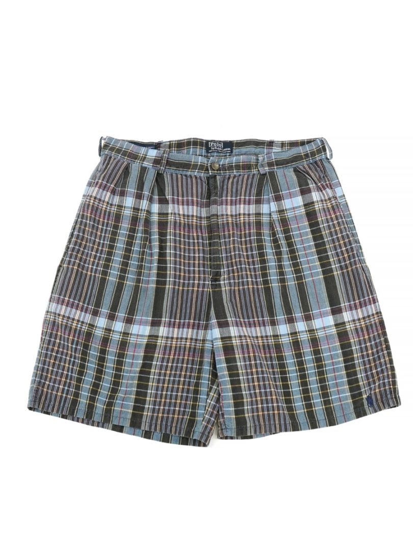80'S RALPH LAUREN THE CLASSIC GOLF SHORT (SIZE. 34) MADE IN USA 