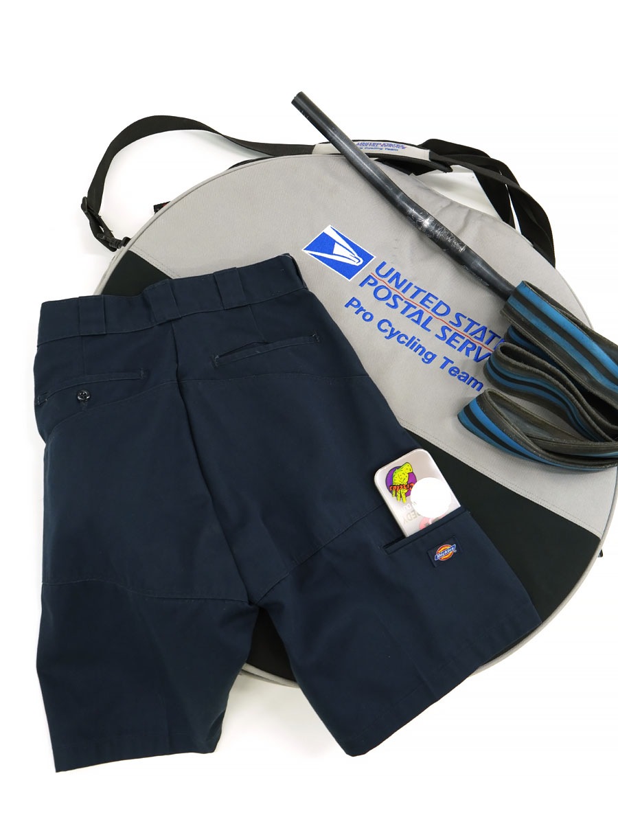 DICKIES DOUBLE HIP WORK SHORTS NAVY (SIZE. W30) MADE IN MEXICO