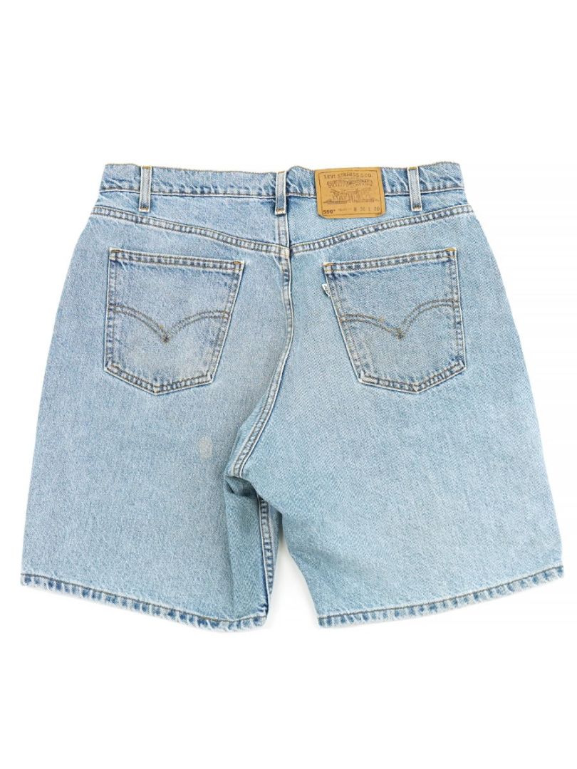 90's LEVI'S 550 RELAXED FIT DENIM SHORTS (SIZE. W36 L00) 