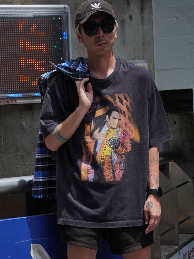 90'S DC COMICS ''BATMAN FOREVER TWO-FACE'' T SHIRT BLACK (APPROX.X LARGE～)