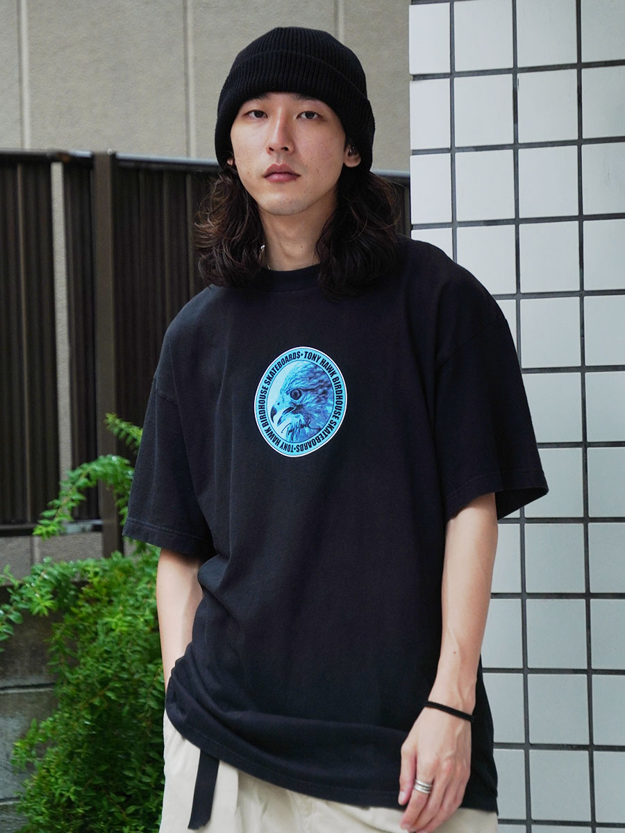 90'S BIRDHOUSE ''TONY HAWK'' 100% COTTON T SHIRT (SIZE. X LARGE