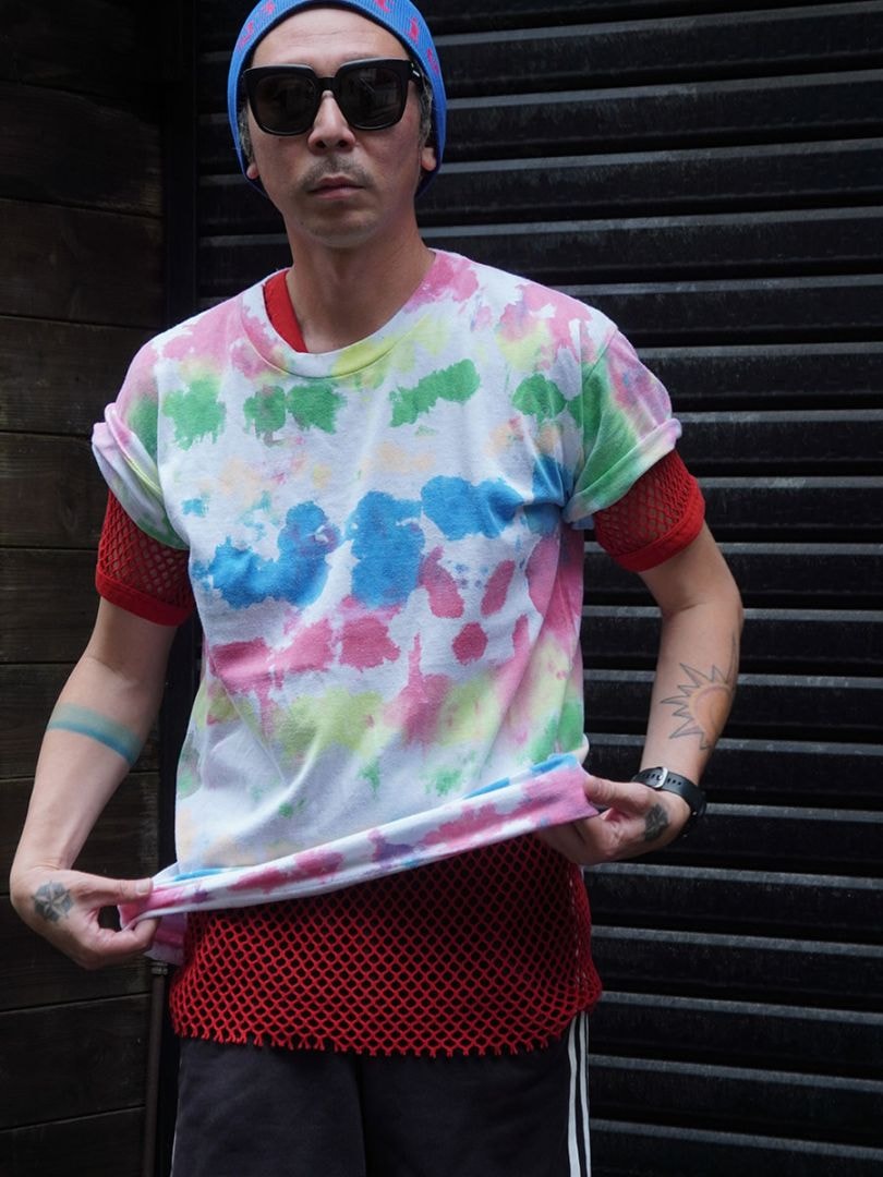 90'S TIE DYE T SHIRT (SIZE.X LARGE)