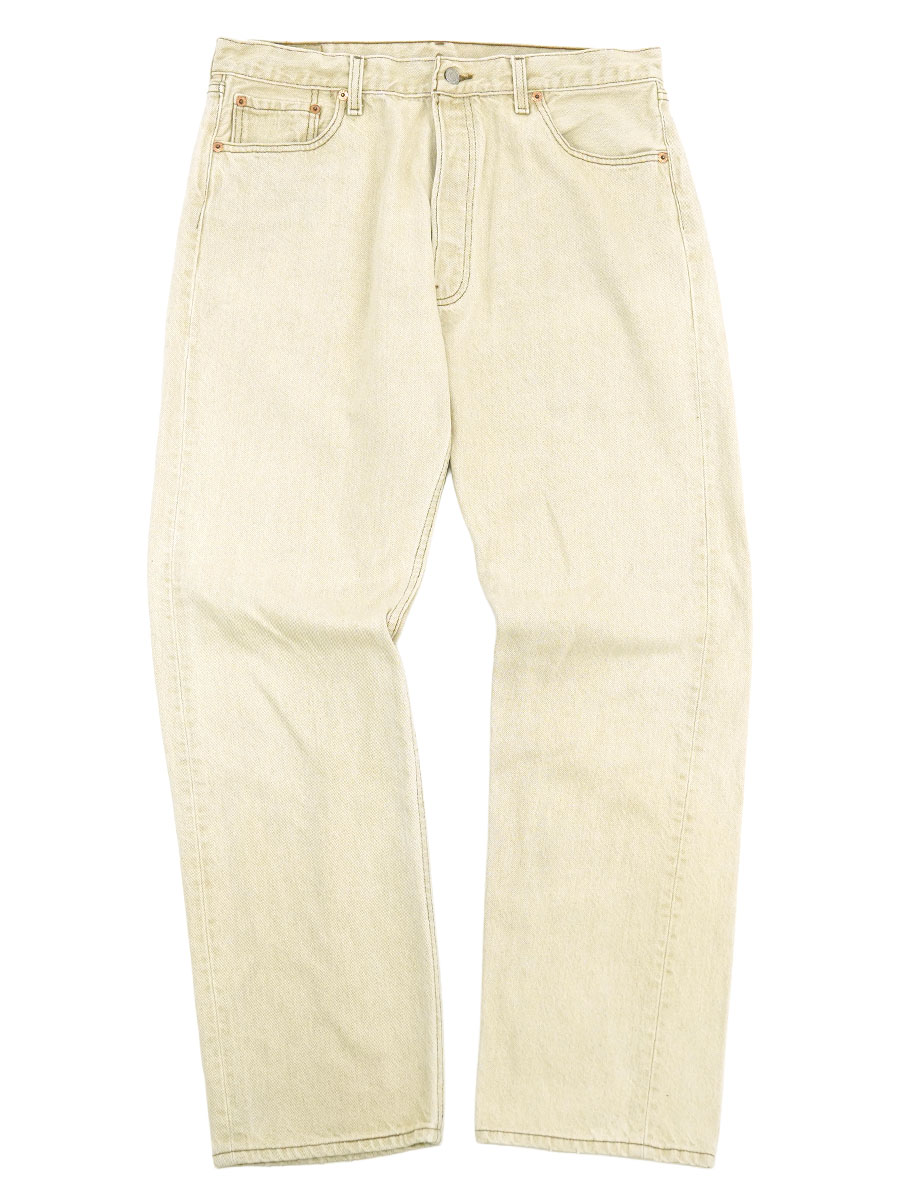 90's LEVI'S 501 オリジナルカラー デニムパンツ アイボリー 実寸(W36 L32) USA製