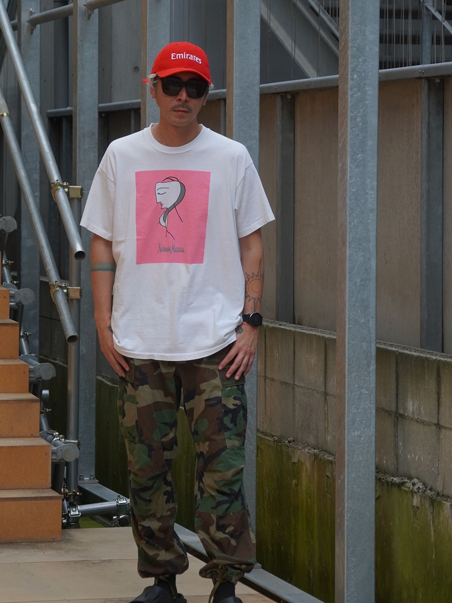 90's FRUIT OF THE LOOM ''ニーマン・マーカス'' プリントTシャツ 表記(XL) USA製