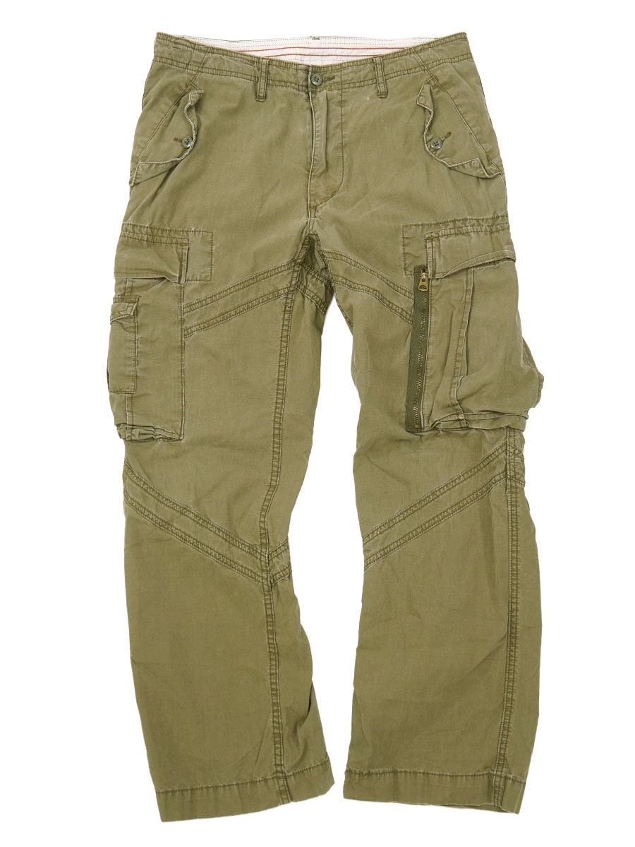 RRL ミリタリーパンツ　W32 L32 カーキ ラルフローレン ミリタリータイプ カーゴパンツ カーキ 表記(W32 L30