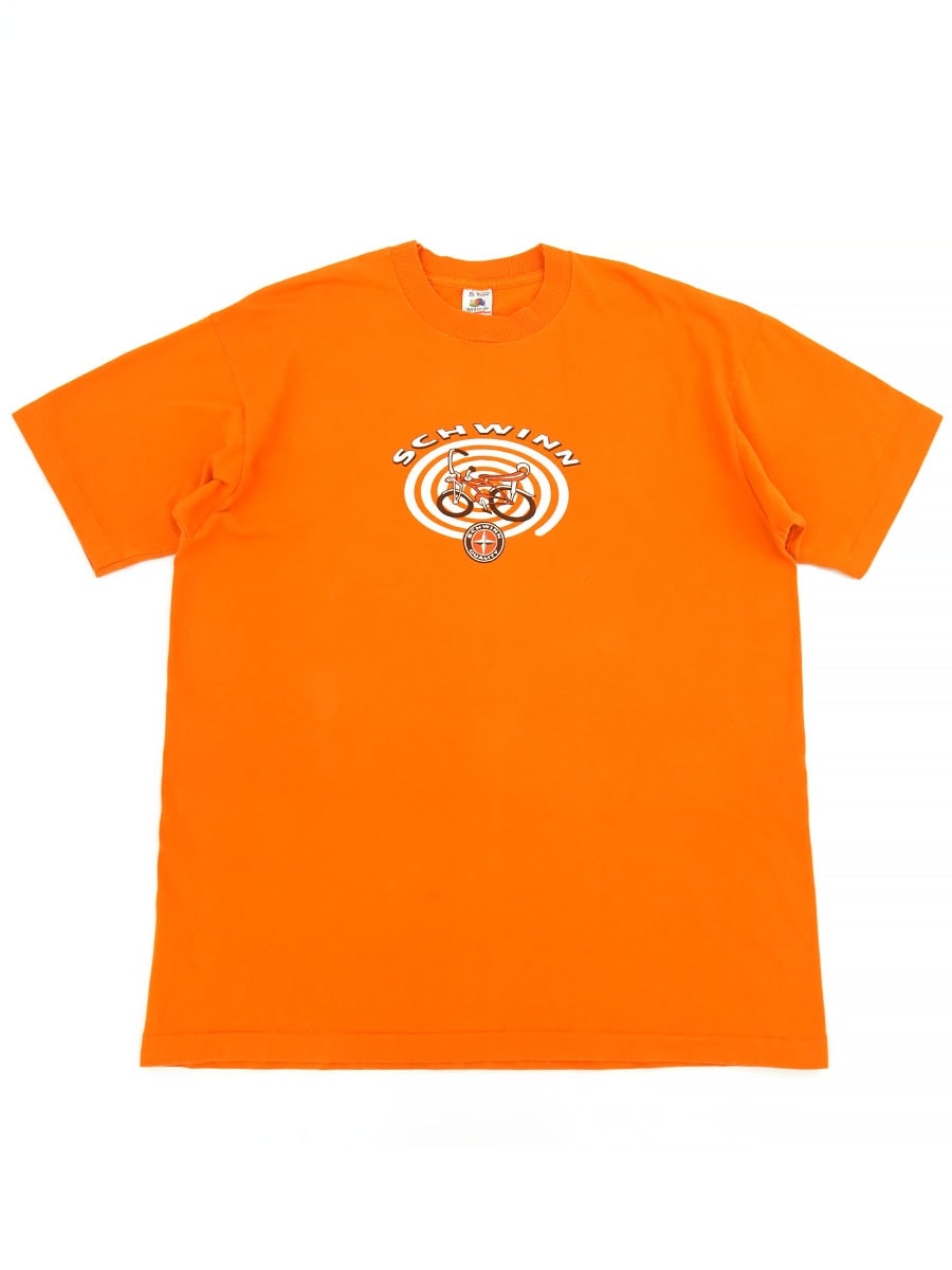 90's FRUIT OF THE LOOM ''SCHWINN STING-RAY'' バイシクル 両面プリントTシャツ 表記(XL)
