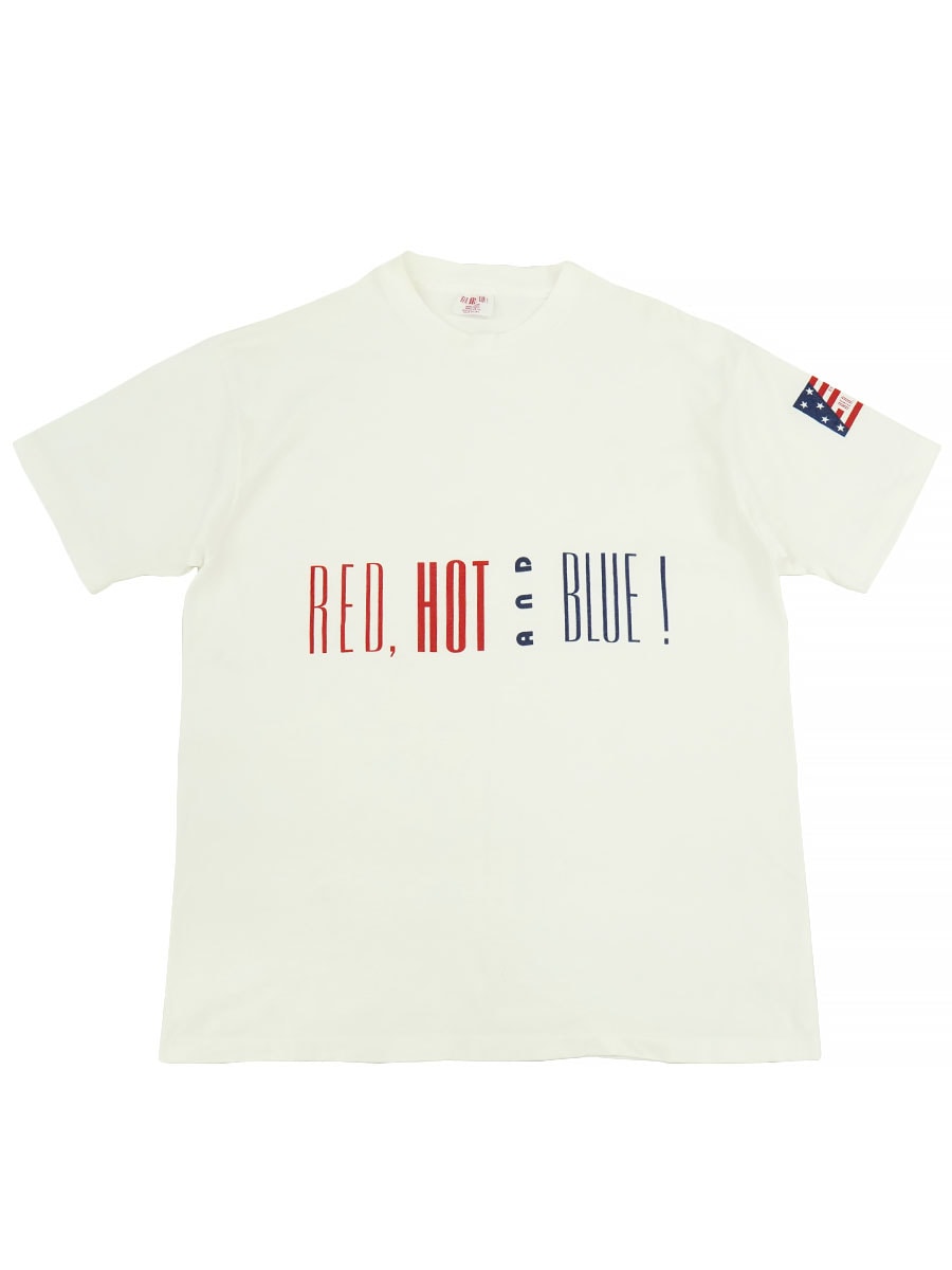 90's ESTEE LAUDER エスティローダー ''RED, HOT AND BLUE !'' Tシャツ 表記(ONE SIZE) USA製
