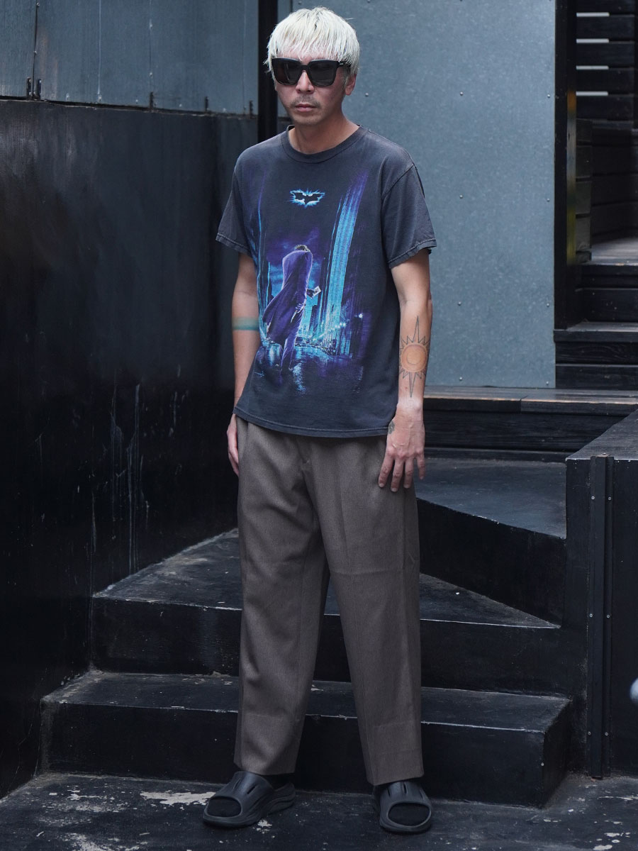00's～ ''ダークナイト'' ムービー Tシャツ ブラック 実寸(M位)