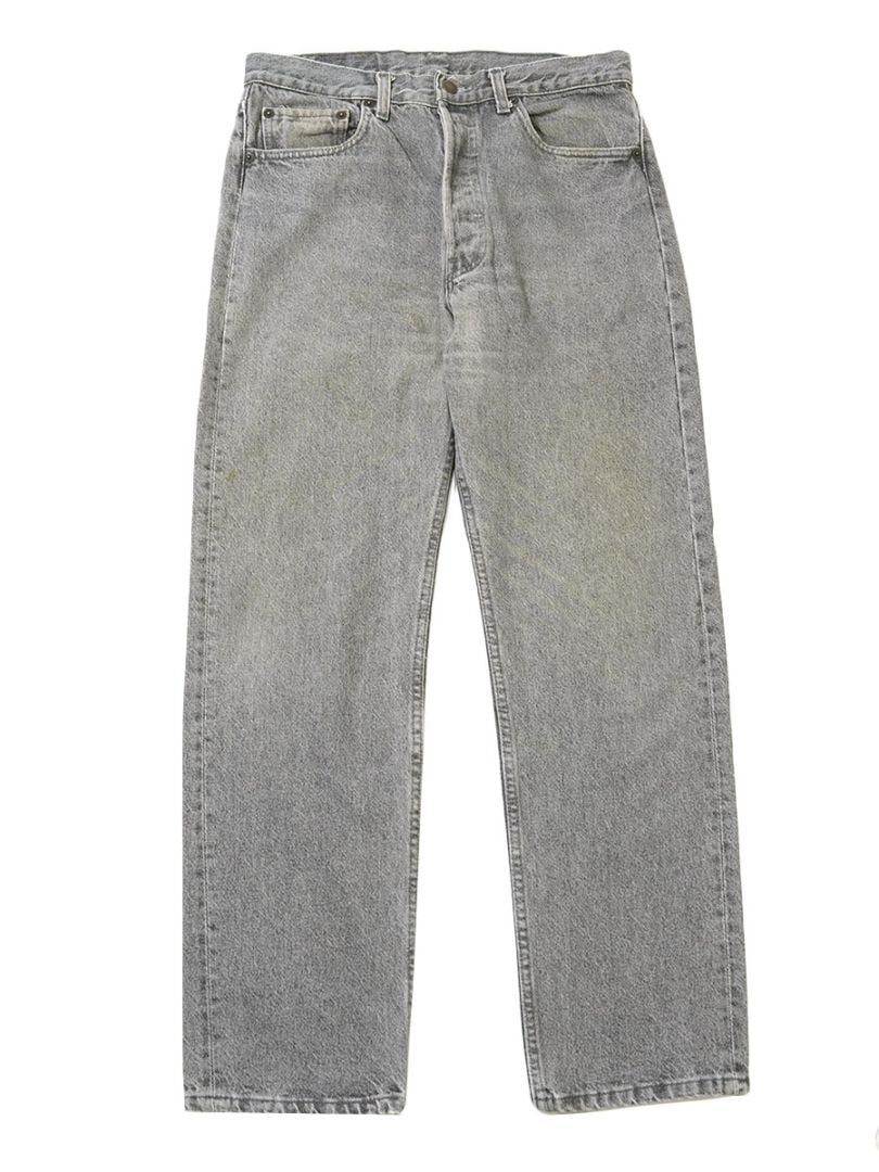 80's LEVI'S 501 カラーデニムパンツ グレー 表記(W32 L30) USA製