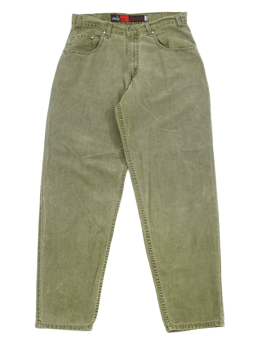 90's Levi's Silver Tab Loose 560 カラーデニムパンツ オリーブグリーン 表記(W34 L32) USA製