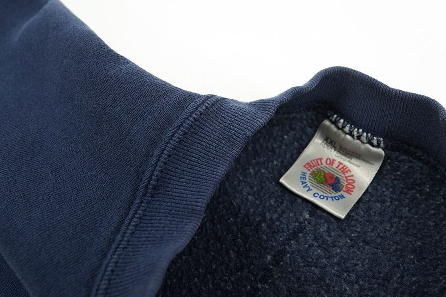 90'S FRUIT OF THE LOOM ''SPAM'' SWEAT SHIRT NAVY (SIZE.XXX LARGE) MADE IN USA