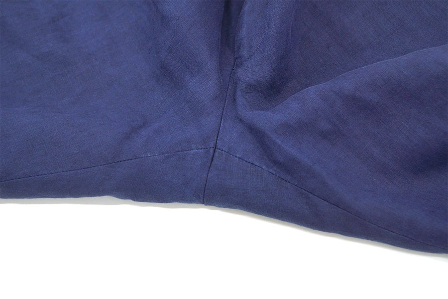 LAUREN RALPH LAUREN 100% LINEN SLACKS NAVY (APPROX.W32.5 L28.5) WOMEN'S