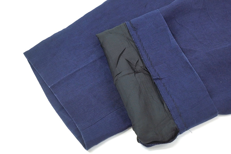 LAUREN RALPH LAUREN 100% LINEN SLACKS NAVY (APPROX.W32.5 L28.5) WOMEN'S